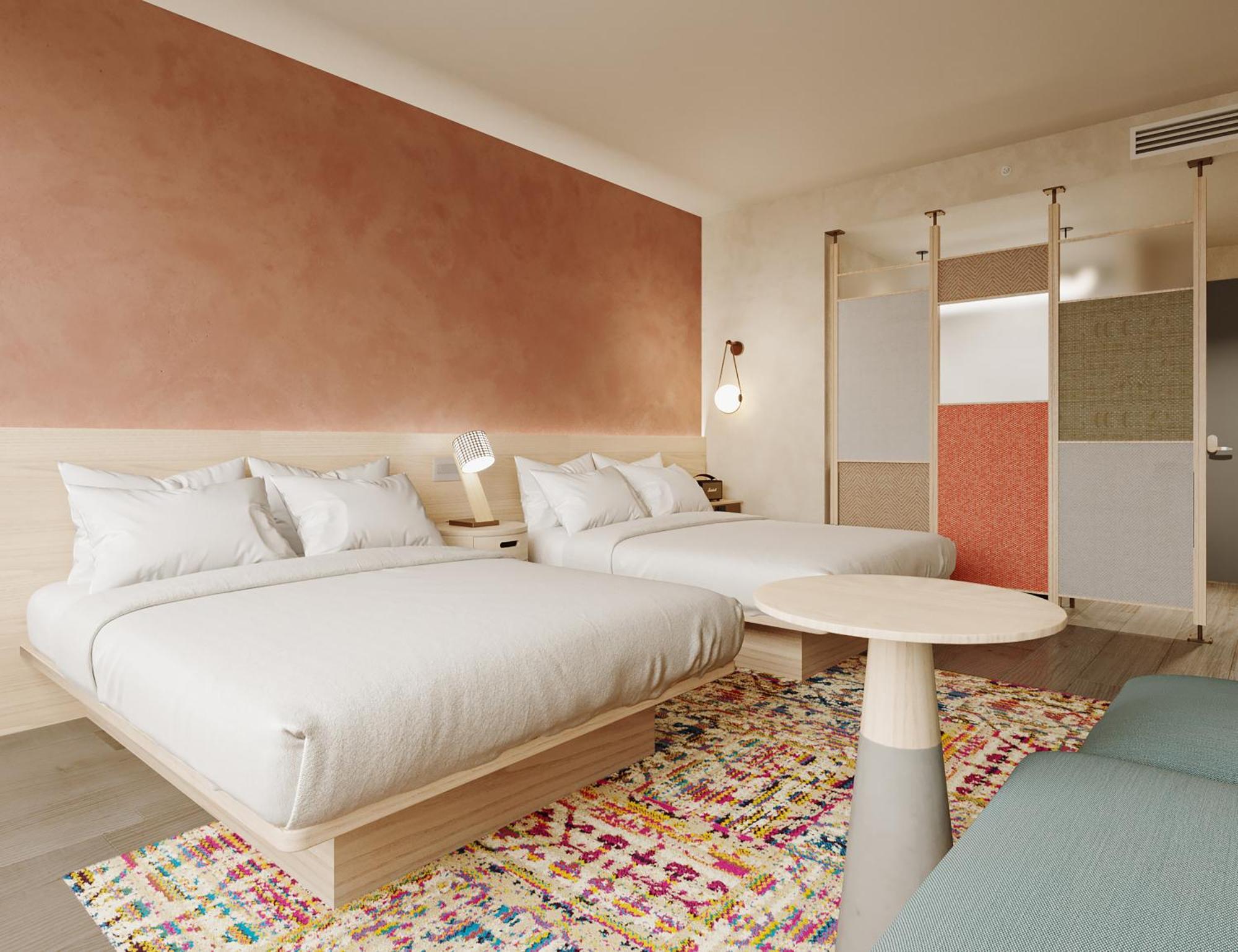 Aloft Playa Del Carmen Hotell Exteriör bild A room at the Hotel Valencia