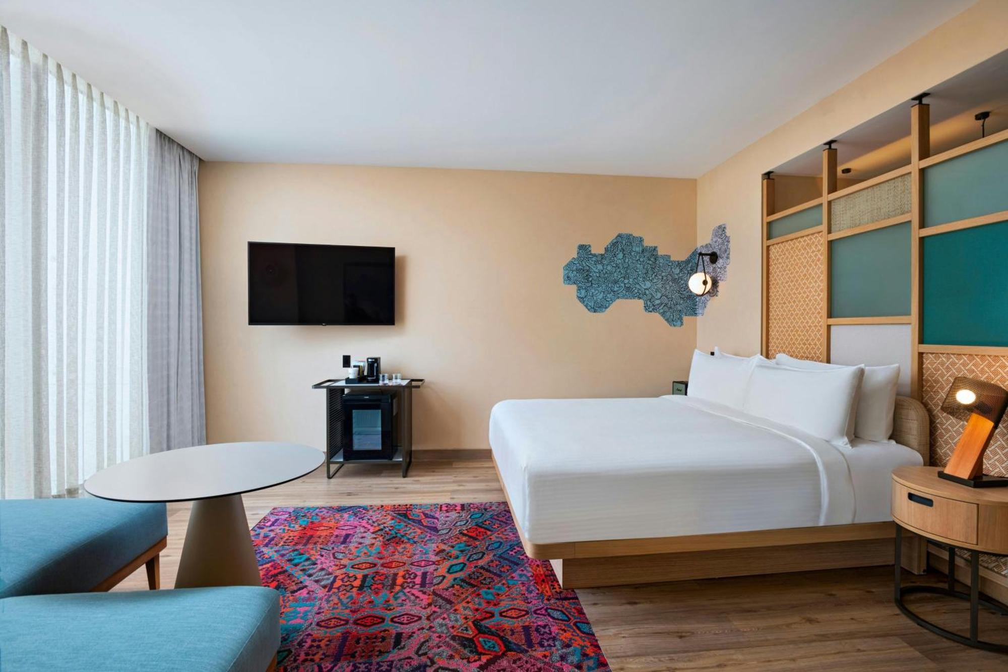 Aloft Playa Del Carmen Hotell Exteriör bild A room at the hotel