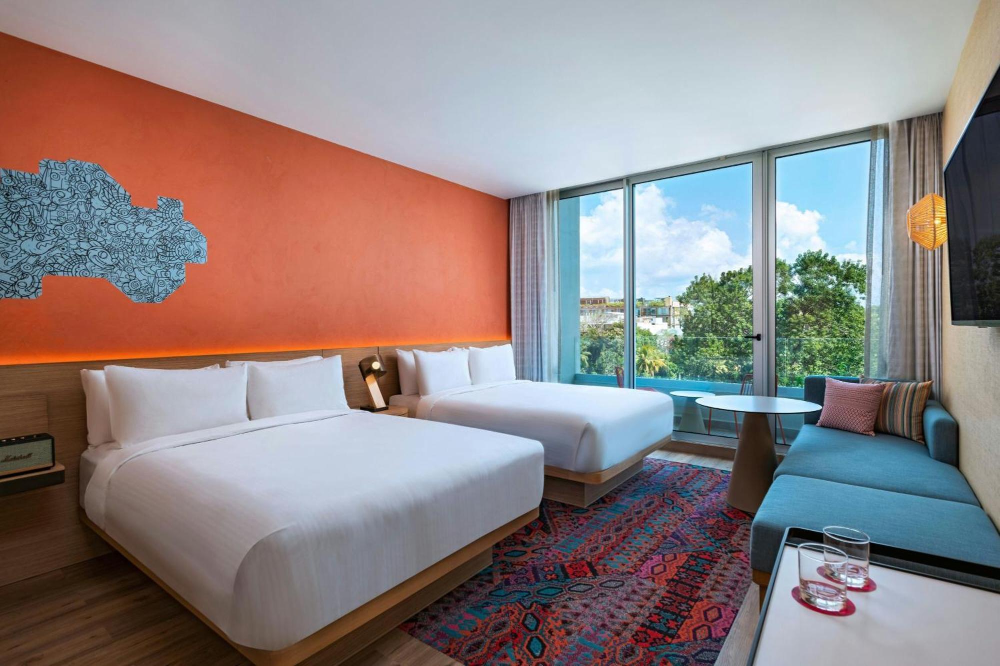 Aloft Playa Del Carmen Hotell Exteriör bild Deluxe Room